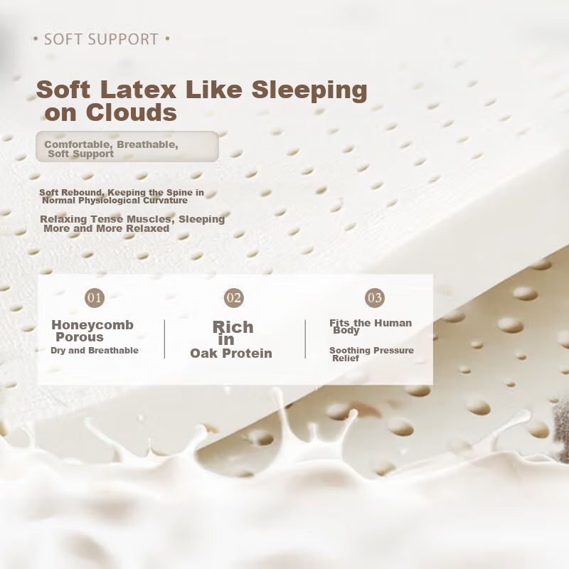 Fuanna Latex Mattress, Antibacterial And Anti-Mite, Thickened, Foldable Tatami M...