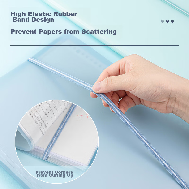 Deli A3/20-page Document Folder Test Paper Clip Test Paper Storage Folder Inspec...