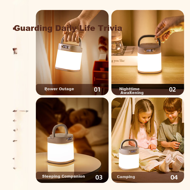 Datouren Night Light Baby Feeding Night Light Charging Bedroom Bedside Lamp Atmo...