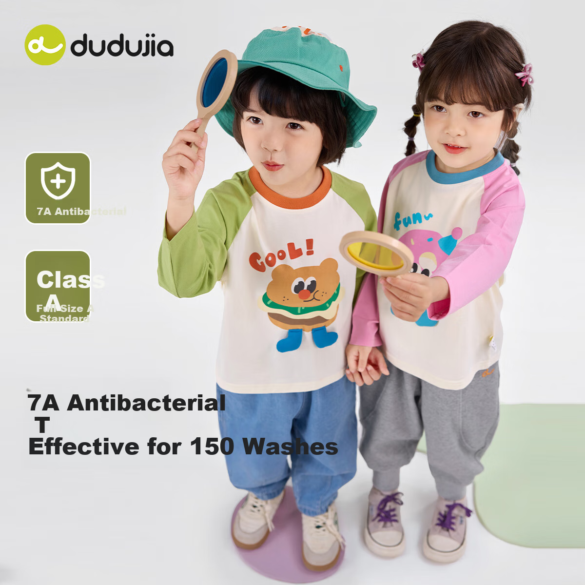 Dudu Home Baby Long Sleeve T-shirt Spring Style Stylish Boys Long T-shirt Trendy...