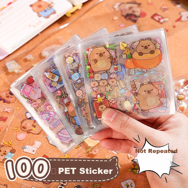 Dile, Planner Sticker Materials, Cute Cartoon Children's Stickers, Waterproof Tr...