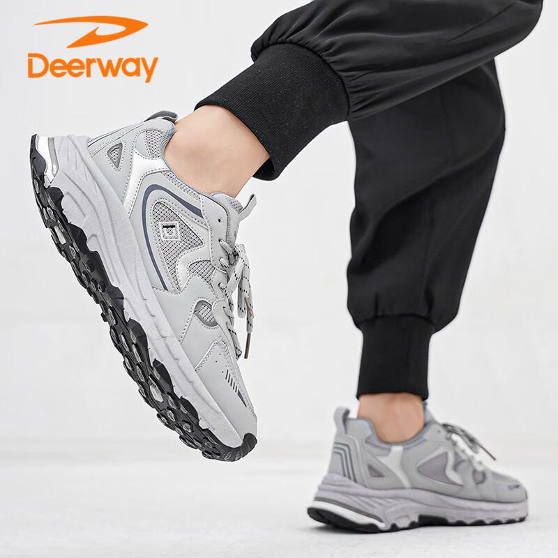 DEERWAY Men's Shoes, Men's 2025 Summer Dad Shoes, Men's Thick-Soled Fashionable...