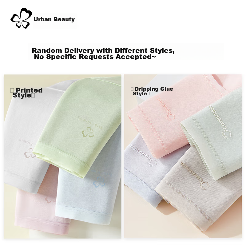 Dushiliren Women's Underwear, Pure Cotton Mid-Rise, Silk Gusset, 7A Grade Antiba...