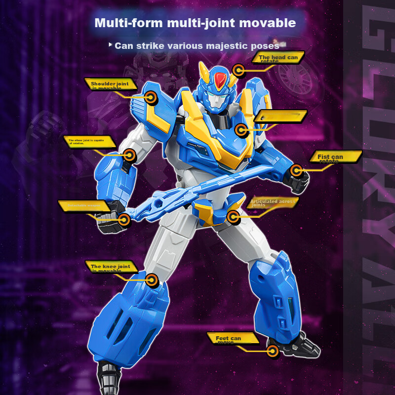 DISON Transforming Alliance 2： Super Transforming War God Dazzler Action Figure...