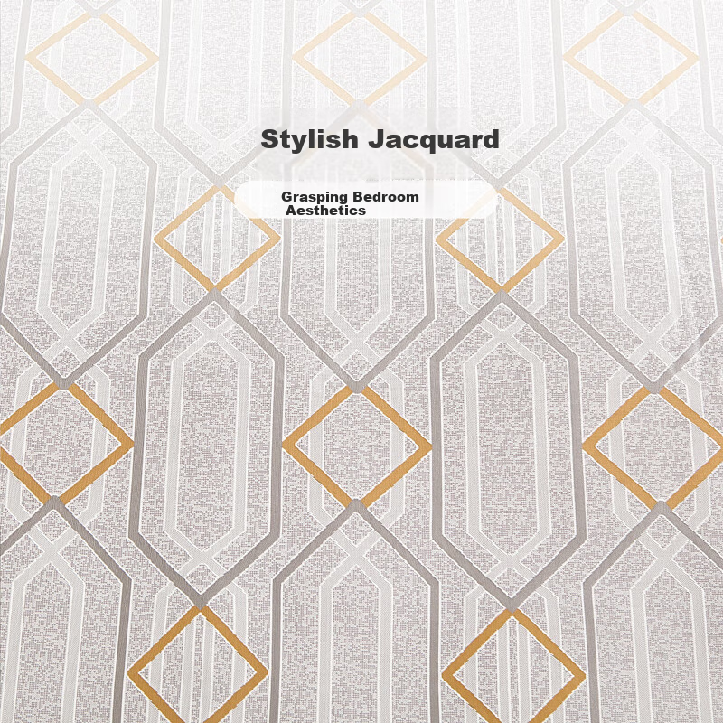 FUANNA GeYun A Class Washable Cool Feeling Jacquard Bedding Set for Double Bed T...