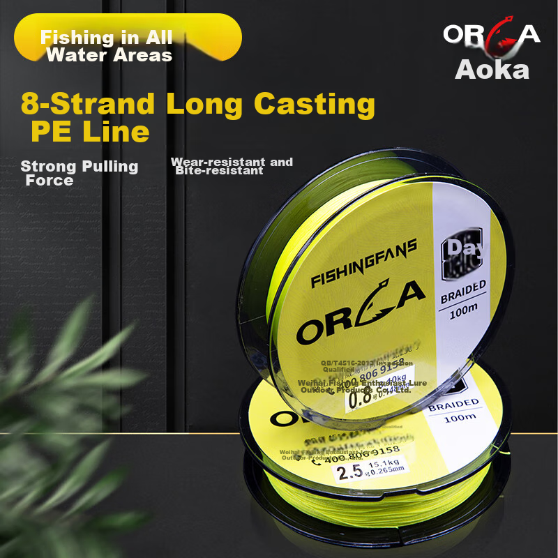 Fishing Enthusiast Australian Card 8 Braided Micro PE Fishing Line, High-Density...