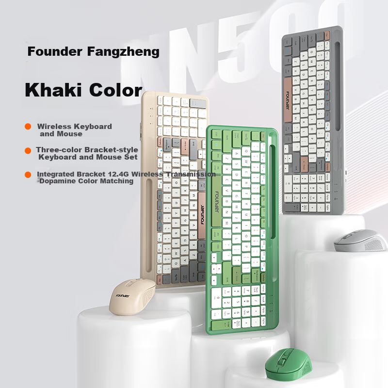 Founder Keyboard and Mouse Set Wireless Keyboard and Mouse Set Office Keyboard M...