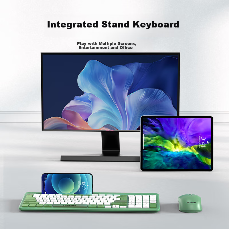 Founder Keyboard and Mouse Set Wireless Keyboard and Mouse Set Office Keyboard M...