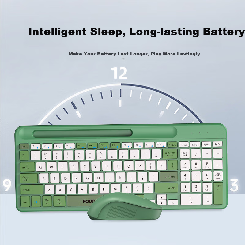 Founder Keyboard and Mouse Set Wireless Keyboard and Mouse Set Office Keyboard M...