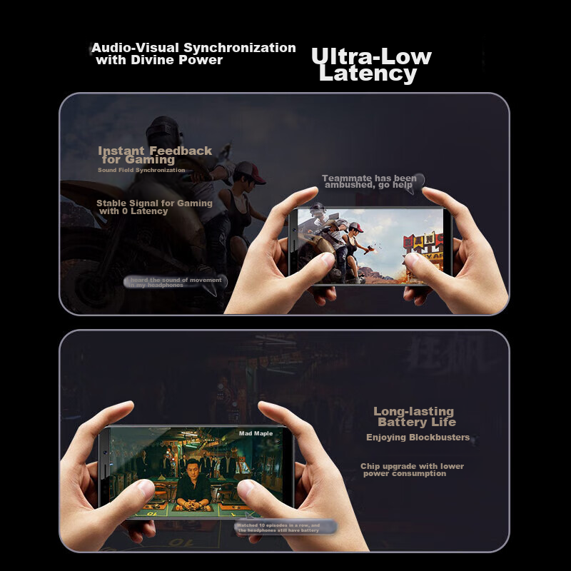 Disney Marvel Co-Branded True Wireless Gaming Bluetooth Earphones, In-Ear Call N...