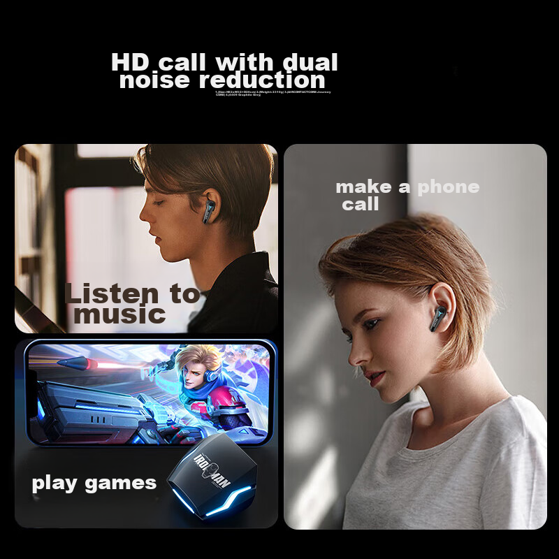 Disney Marvel Co-Branded True Wireless Gaming Bluetooth Earphones, In-Ear Call N...