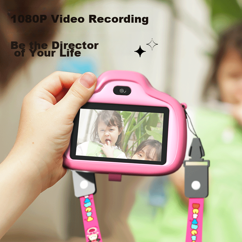 Disney Children's Digital Camera with Touchscreen, Dual Rear Cameras, Fill Light...