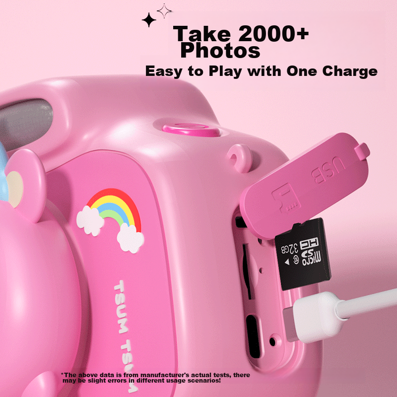 Disney Children's Digital Camera with Touchscreen, Dual Rear Cameras, Fill Light...