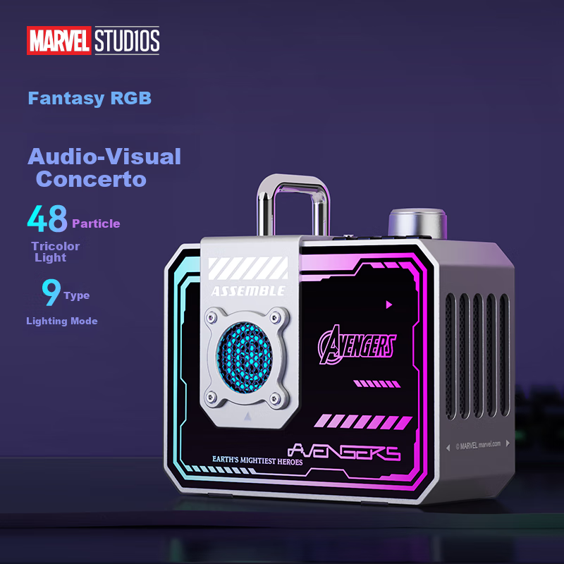 DISNEY Marvel Iron Man Bluetooth Speaker Portable Speaker Cyberpunk Mech Metal W...