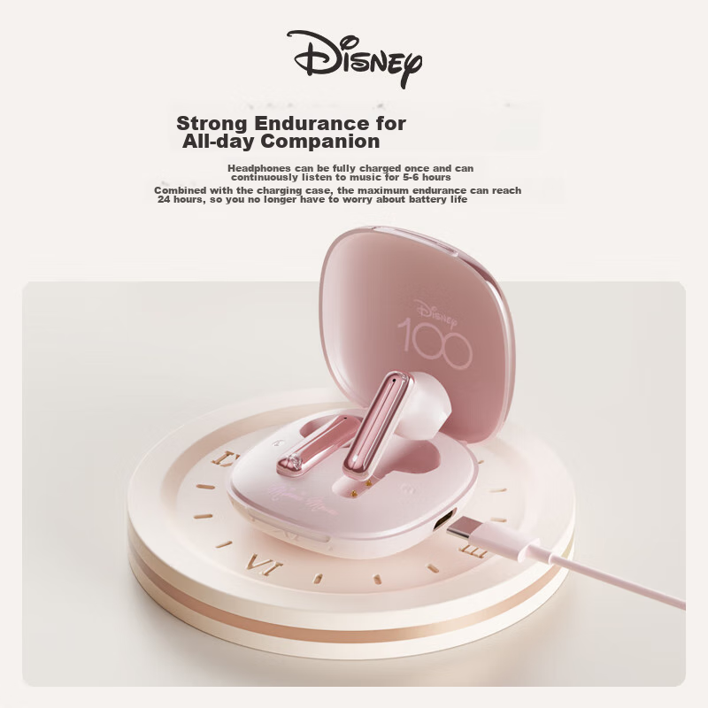 Disney Wireless Bluetooth Earphones, Semi-In Style, for Women, Stylish, Birthday...
