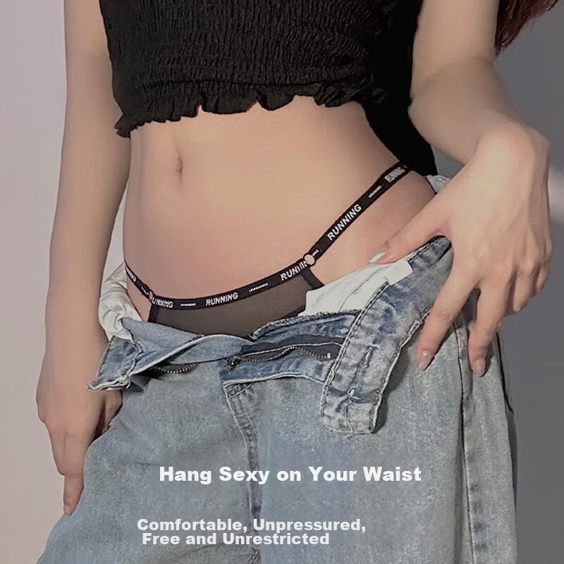 Dushiliren Women's Underwear, Sexy Black Sports Style, Erotic Pure Desire Tempta...