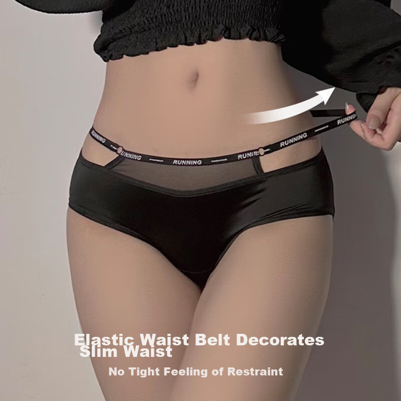 Dushiliren Women's Underwear, Sexy Black Sports Style, Erotic Pure Desire Tempta...