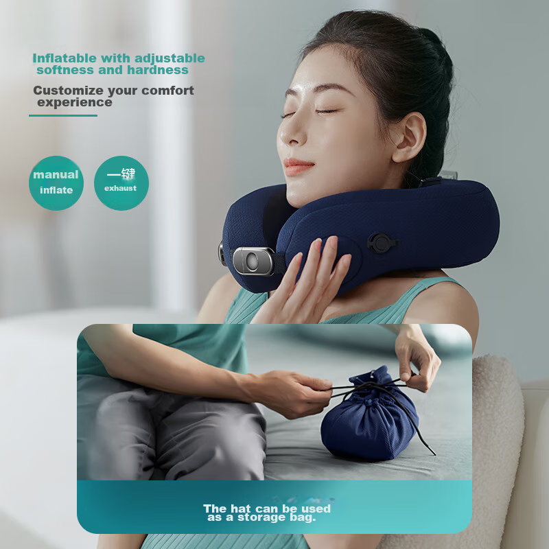 Philips Inflatable U-Shaped Pillow, Nap Pillow, Sleep Cervical Pillow, Specializ...