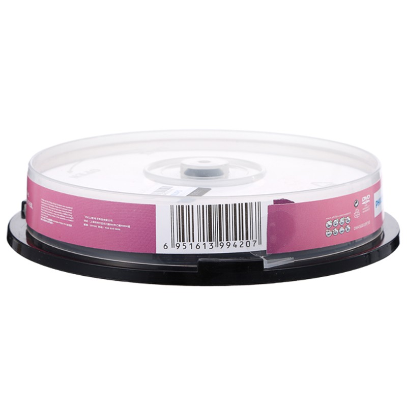 Philips DVD-R Blank Discs/Recordable Discs, 16x Speed, 4.7GB, 10 Pieces in A Bar...