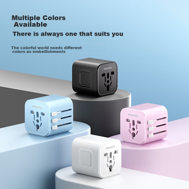 PHILIPS Universal Travel Adapter Converter for UK, EU, US, AU, Japan, Korea, Sin...