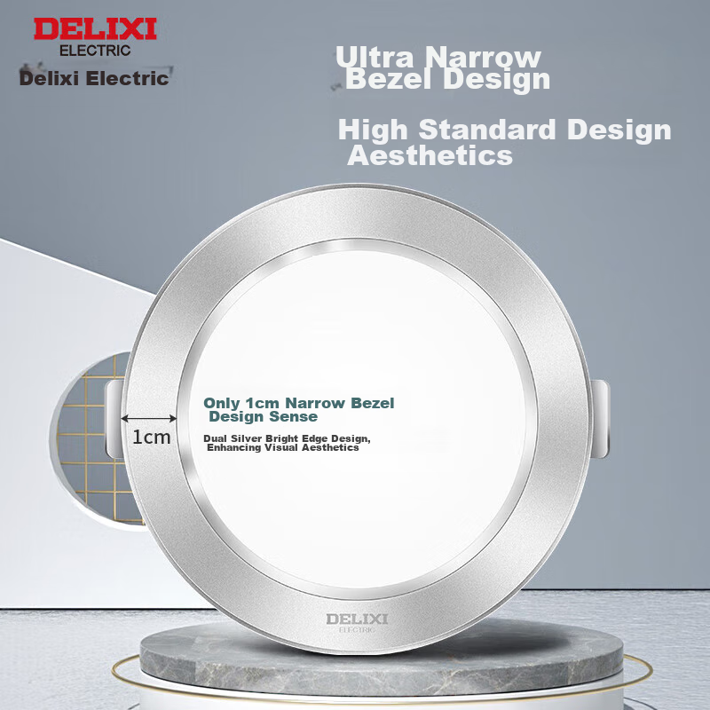 DELIXI LED Downlight, Ceiling Light, Recessed Spotlight, Downlight [Full Aluminu...