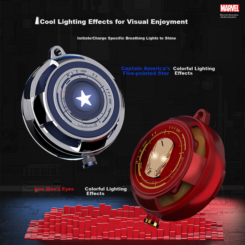 DISNEY Marvel True Wireless Bluetooth Earphones Gaming Music Dual Mode Long Batt...