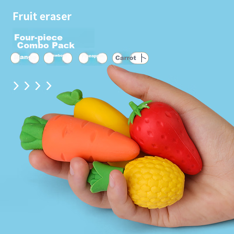 Dile, Giant Creative Eraser, Children's Cartoon Cute Small Eraser Toy, Easy to E...