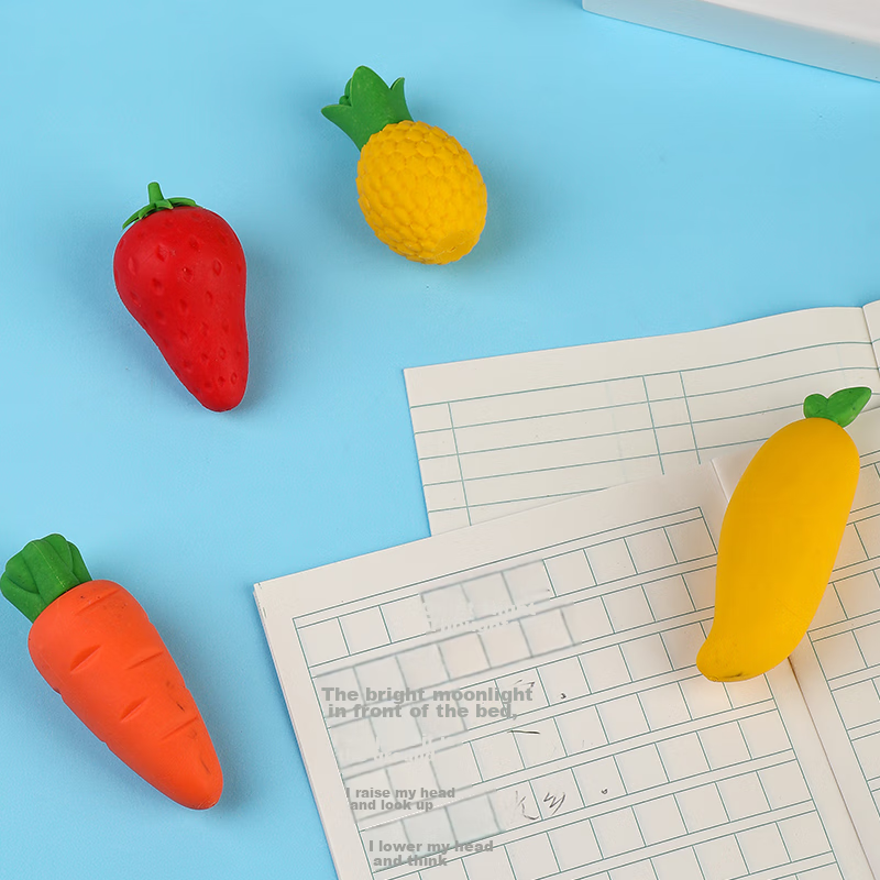 Dile, Giant Creative Eraser, Children's Cartoon Cute Small Eraser Toy, Easy to E...