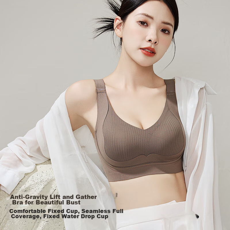 Dushiliren Soft Support Bra for Women, Seamless Lift, Minimizes Large Breasts, W...