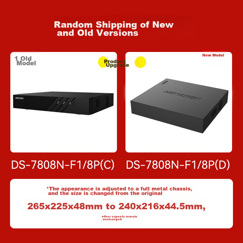 HIKVISION 8-Channel High Definition POE Network Video Recorder with 6TB Hard Dri...