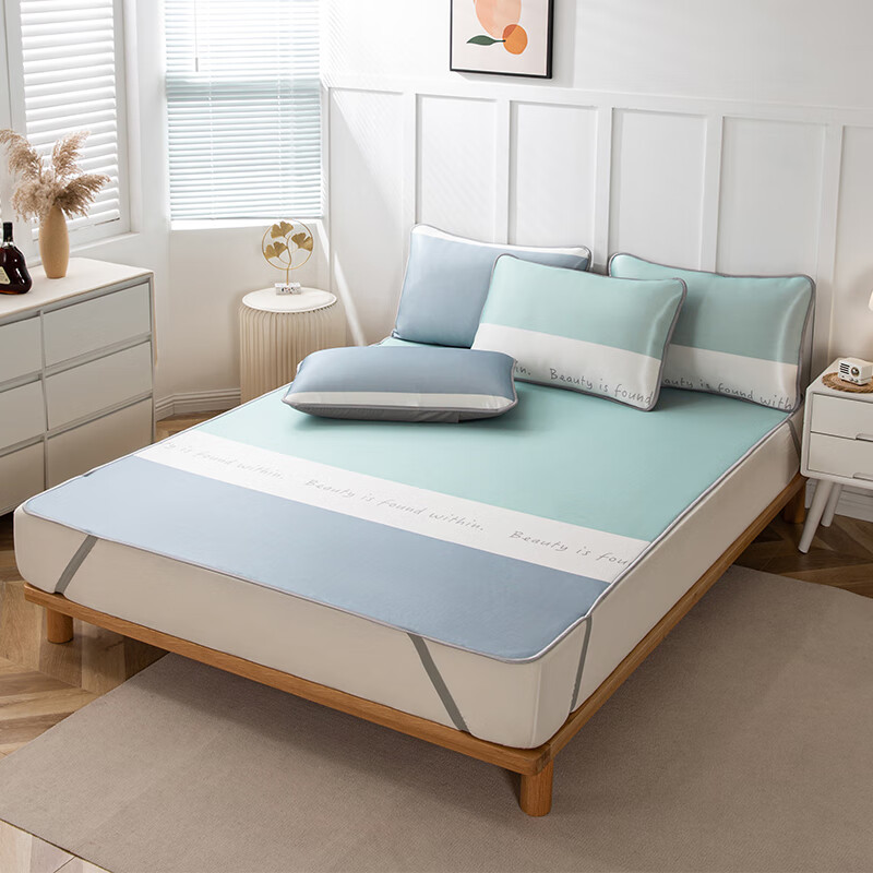 Dohia A Class Washable Cooling Mat Summer Double Three-Piece Set 200x180cm【Mach...