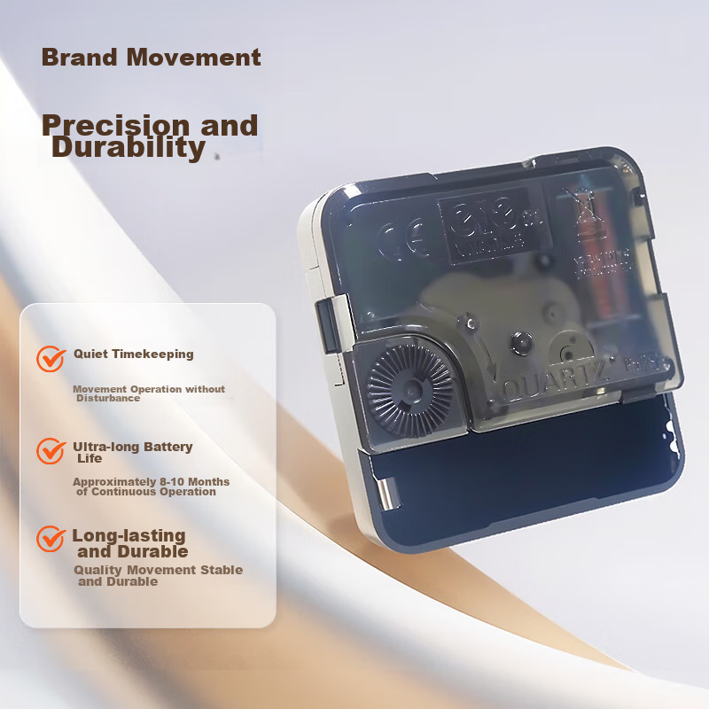 Deli Wall Clock, Stylish Creative Minimalist Living Room Wall-Mounted Quartz Clo...