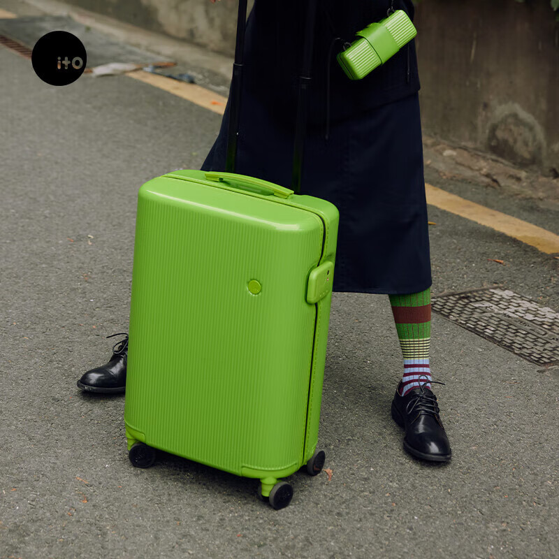ITO Luggage PISTACHIO2 Suitcase, Large Capacity Trolley Case for Men And Women,...