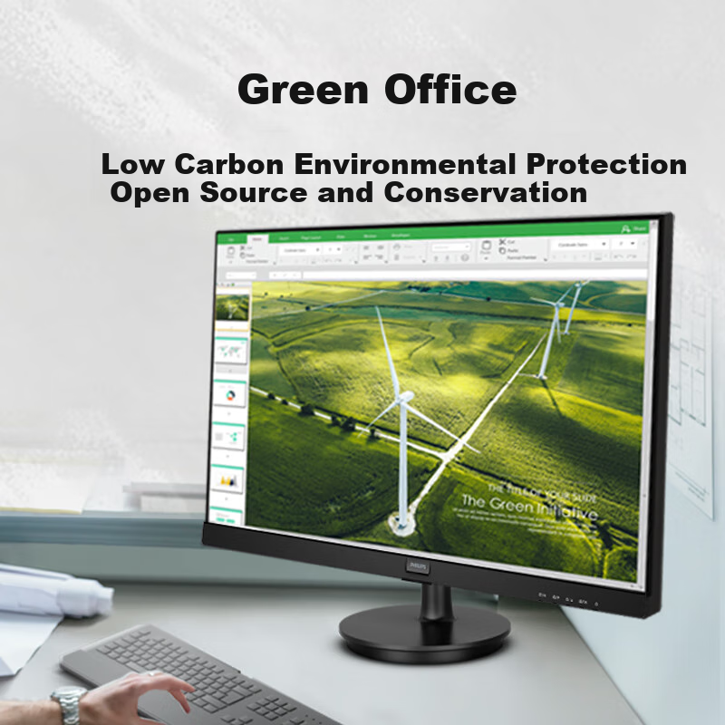 PHILIPS 21.5-inch Full HD Office Monitor with Wide Viewing Angle, Low Blue Light...