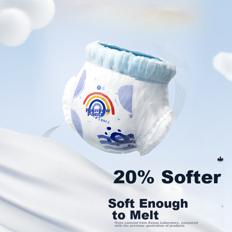 Deyou Pull-Up Diapers for Newborn Boys And Girls, Absorbent Comfortable Underwea...