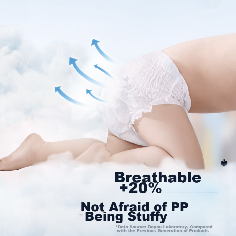 Deyou Pull-Up Diapers for Newborn Boys And Girls, Absorbent Comfortable Underwea...