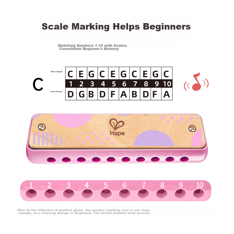 Hape (Germany) Musical Enlightenment Toy Instrument for Boys And Girls, Blues Ha...