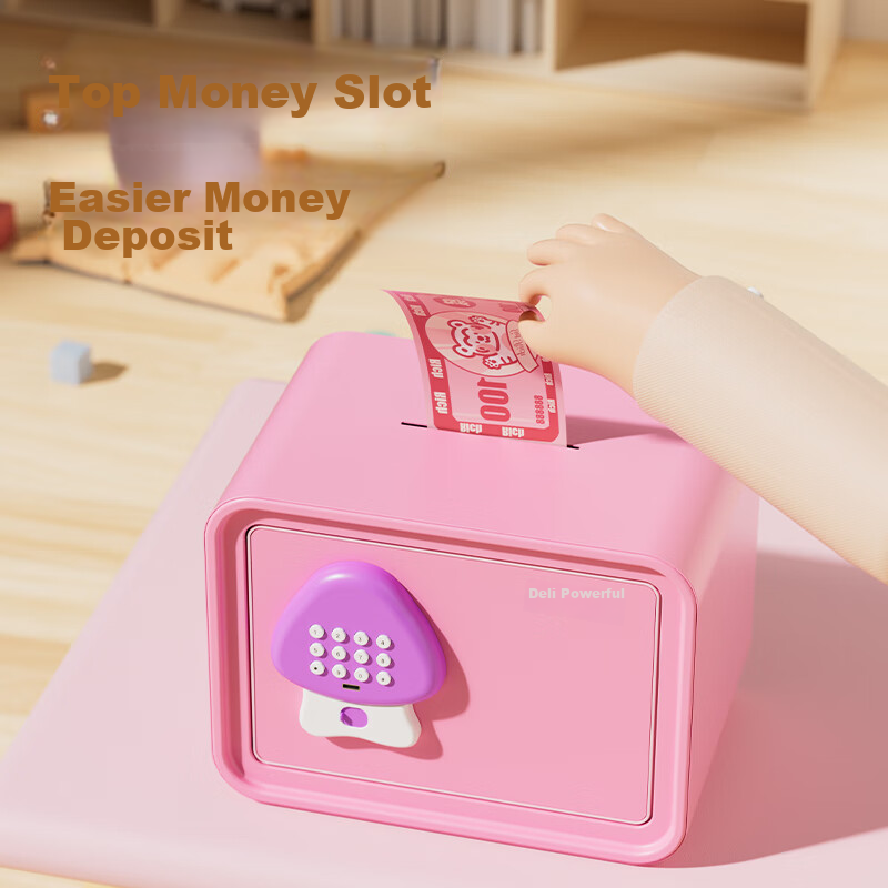 Deli Children's Toy Piggy Bank with Electronic Password Safe, Savings Jar, Birth...