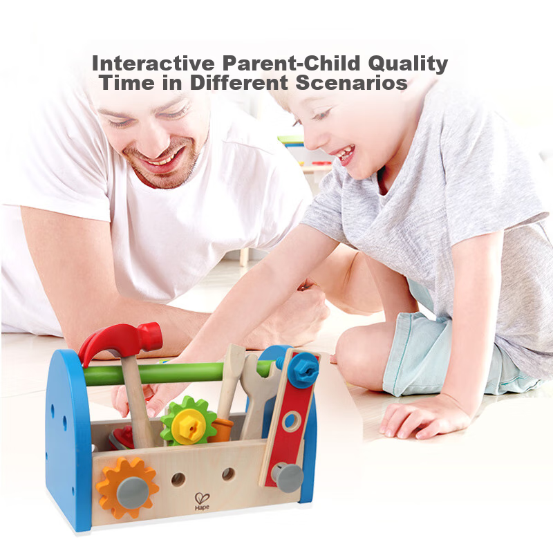 Hape (Germany) Children's Disassembly and Assembly Toy Screwdriver Toolbox My To...