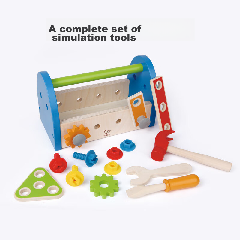 Hape (Germany) Children's Disassembly and Assembly Toy Screwdriver Toolbox My To...