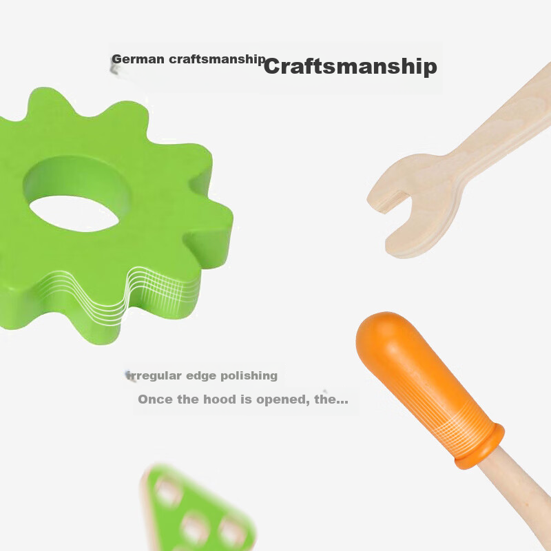 Hape (Germany) Children's Disassembly and Assembly Toy Screwdriver Toolbox My To...