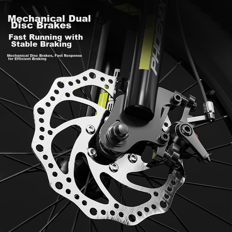 Phoenix Children's Mountain Bike for Ages 6-15, Youth Student Bicycle for Boys A...