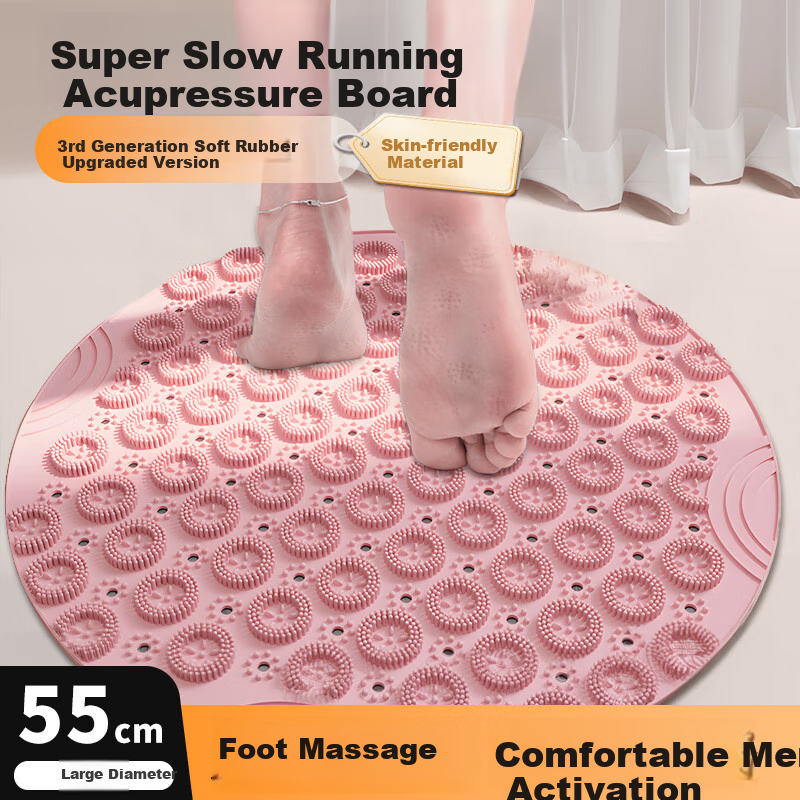 Dewick Acupressure Foot Massage Mat for Running with Soft Rubber Powder 55cm