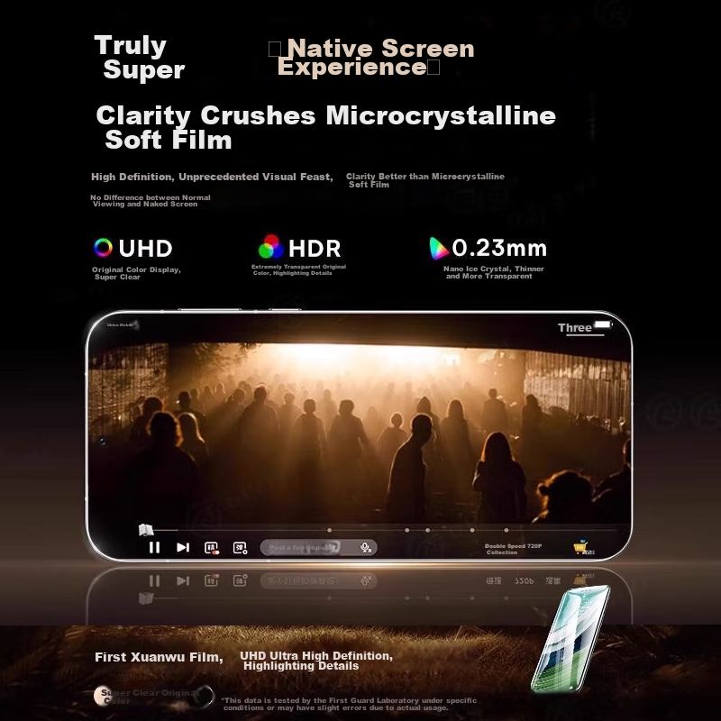 First Guard [New Xuanwu Quick Sticker 2 Sets] Tempered Glass Screen Protector fo...