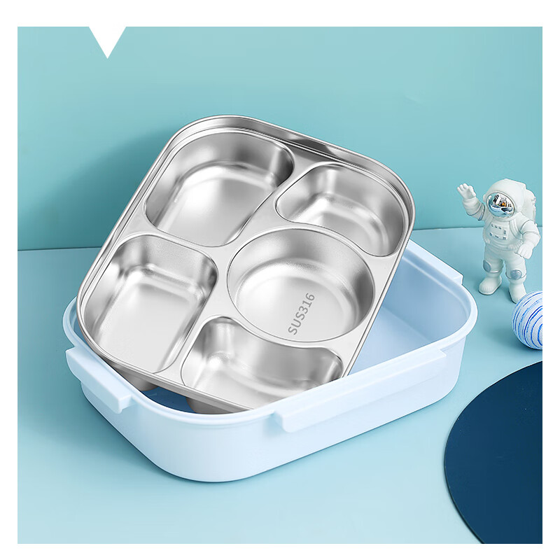 Dipuer Insulated Lunch Box, 316 Stainless Steel, for Students And Children, Larg...