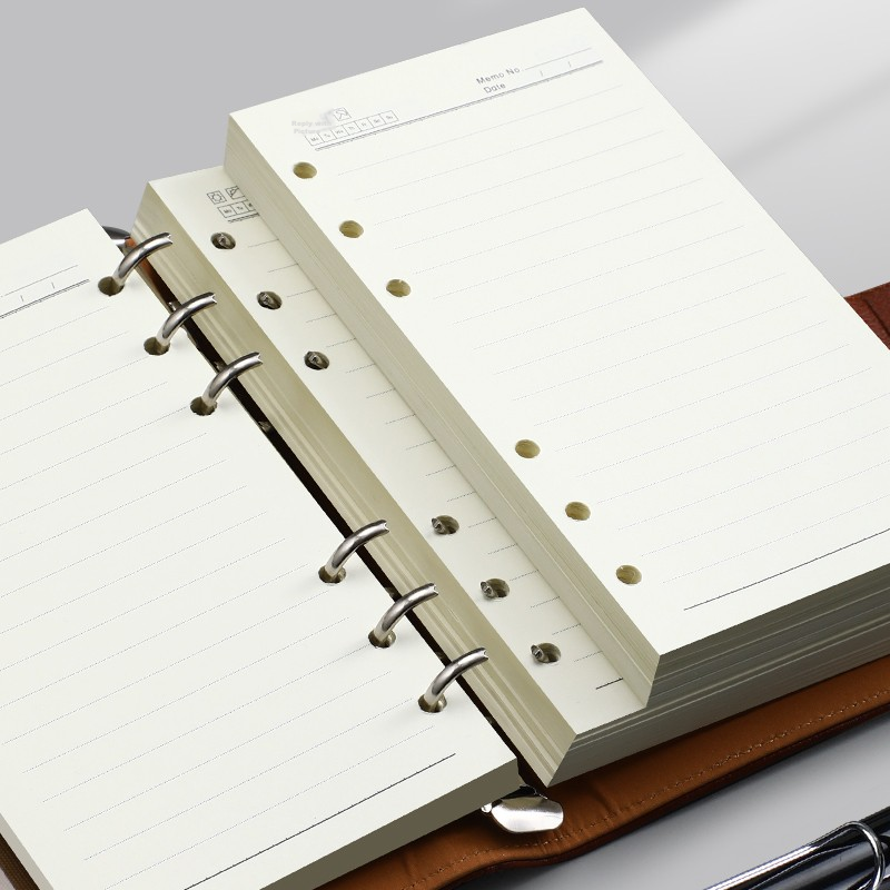 Faramon Loose-Leaf Notebook, A6 Size, Business Office Journal, Small Loose-Leaf...