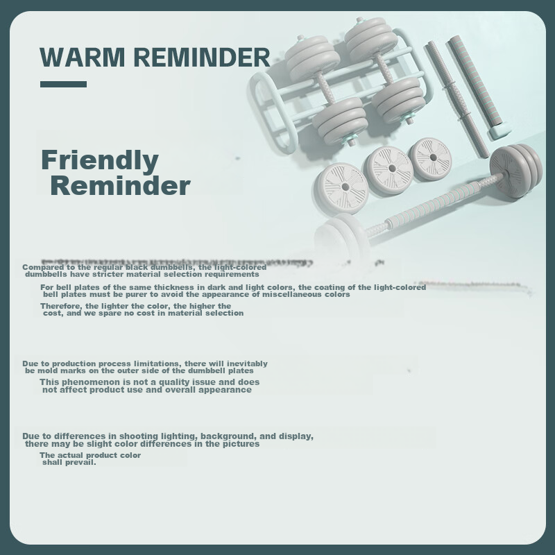 HEAD Dumbbell And Barbell Set for Men, Home Fitness Equipment, Rubber-Coated, De...