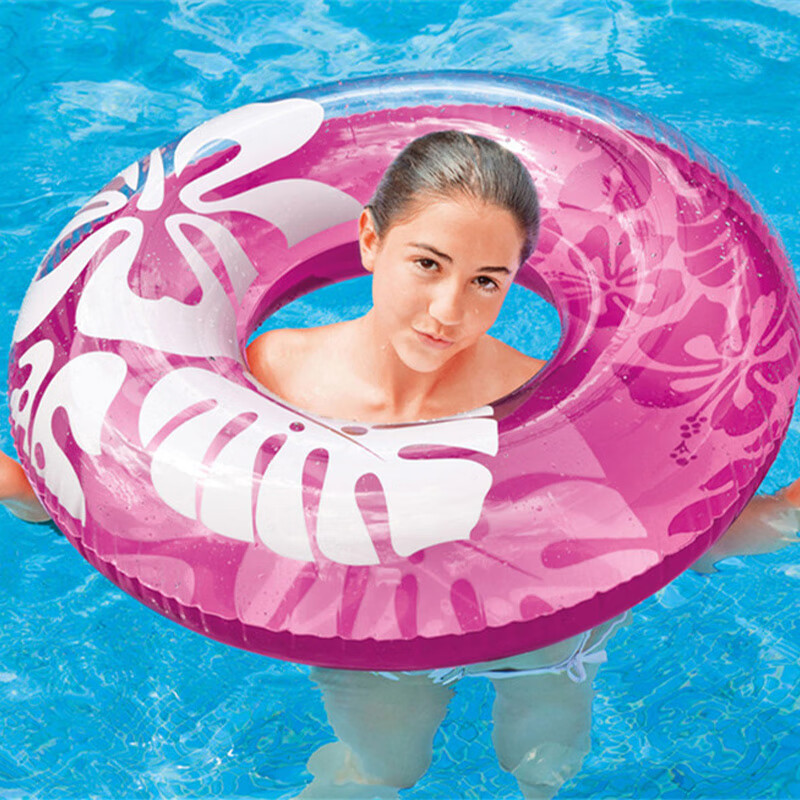 INTEX 59251 Adult Swim Ring, Life Buoy, Floating Ring, Swimming Equipment, Thick...