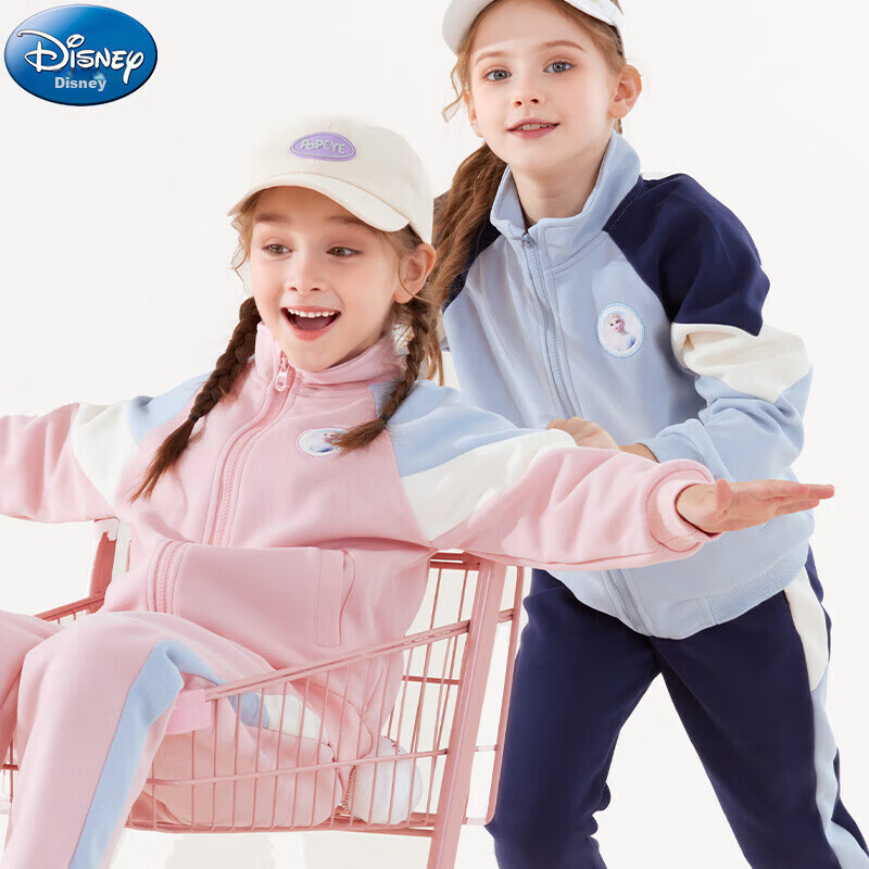 Disney Girls' Sportswear Set, Children's Autumn Outfit, Casual Two-Piece Set for...