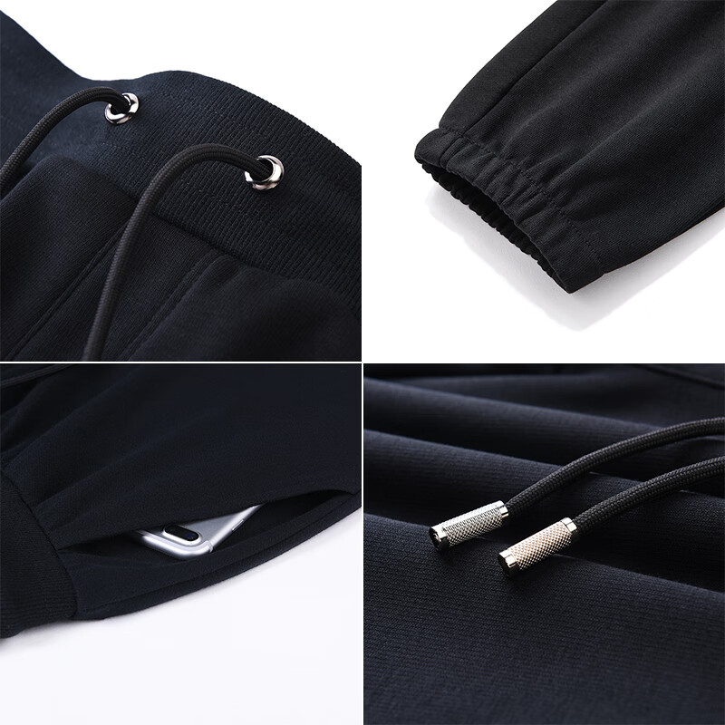 HIPANDA Men's Casual Pants Spring Drawstring Design Printed High Waist Straight...